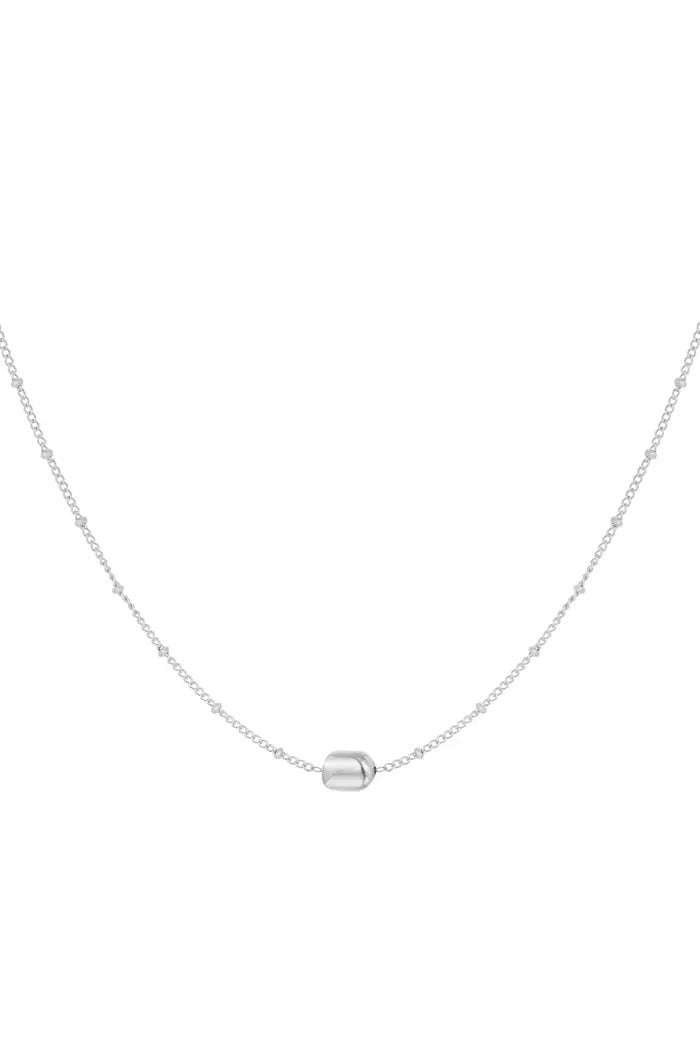 Simple ketting- zilver