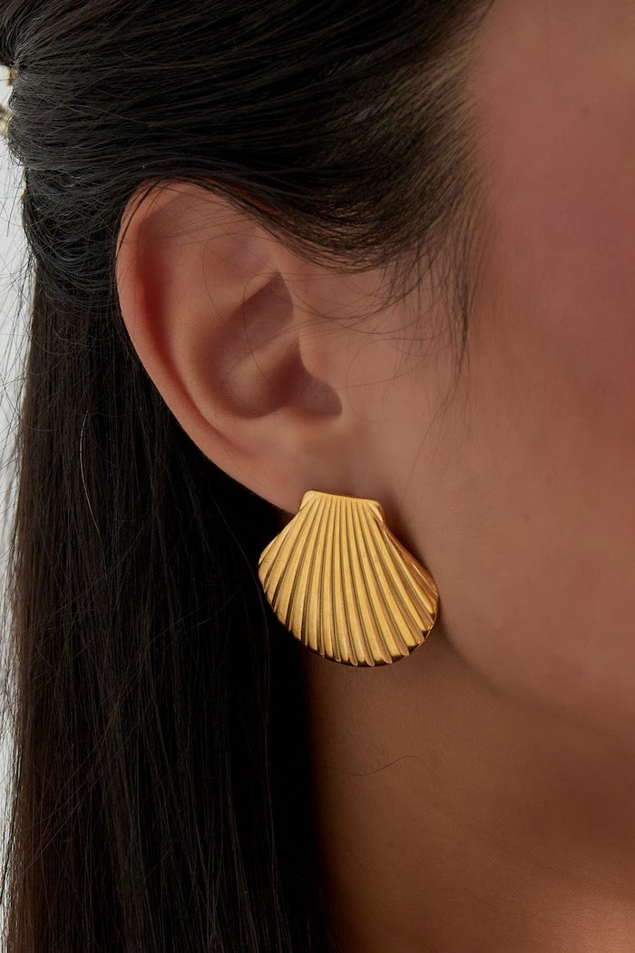 Shell statement oorbellen