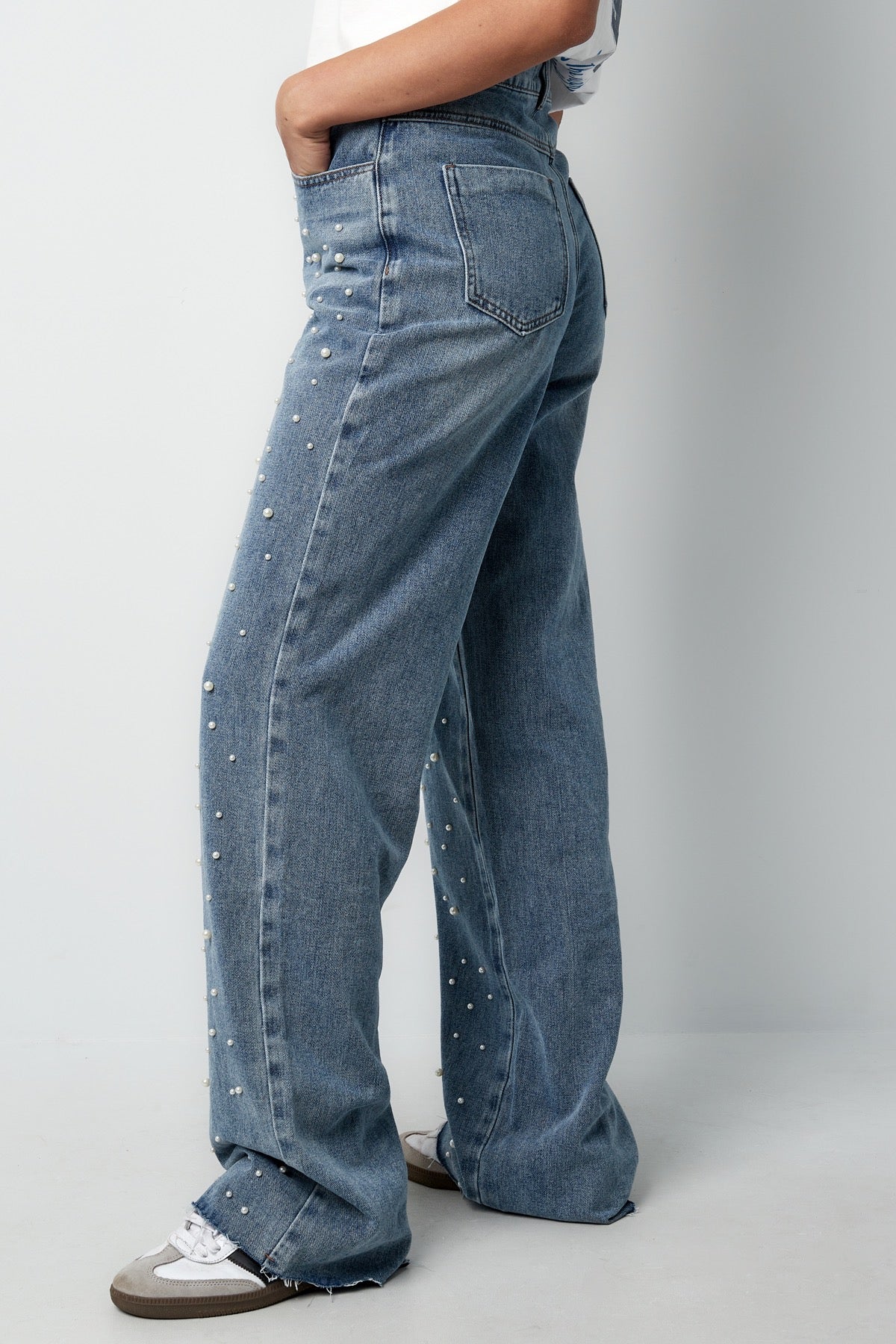 Denim jeans pearl