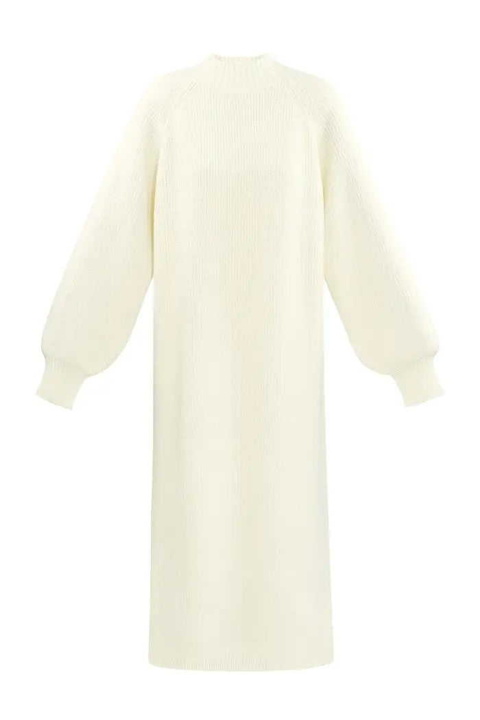 Snuggle dress beau - white