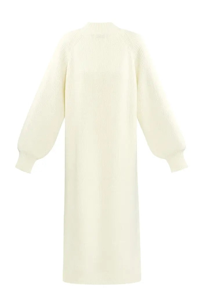 Snuggle dress beau - white