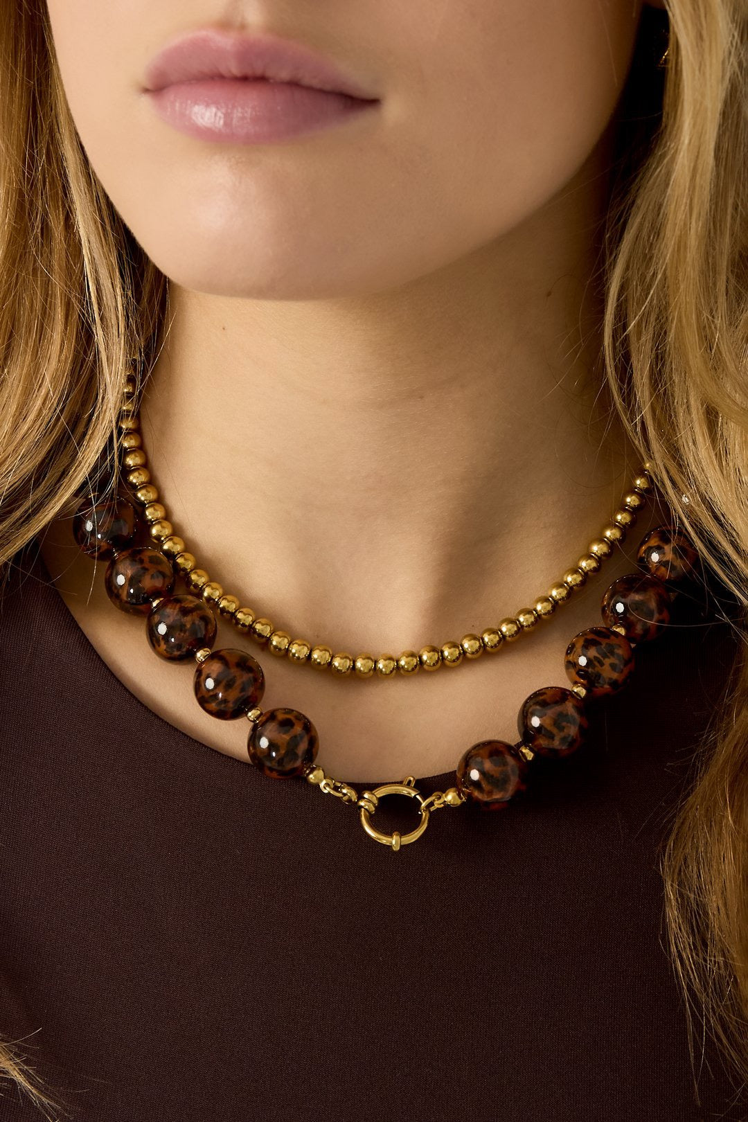 Panter kralen ketting